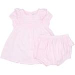 Vestidos rosa pastel de algodón de manga corta infantiles rebajados Absorba Recién Nacido para bebé 