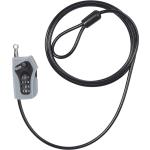 ABUS Combiloop 205 Cable de acero, negro, tamaño 200 cm
