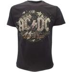 Camisetas negras AC/DC talla L para hombre 