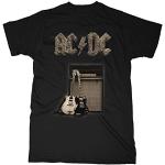 Camisetas de algodón de cuello redondo AC/DC con cuello redondo talla M para hombre 