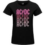 Camisetas negras AC/DC talla L para mujer 