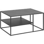 Mesas rectangulares negras de metal minimalista AC design furniture 