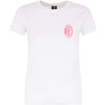 Camisetas deportivas blancas A.C. Milan transpirables monocromáticas talla XL para mujer 