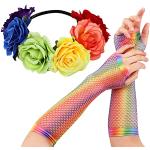 Diademas multicolor para disfraces  Meme / Theme Gay Pride floreadas Talla Única para mujer 