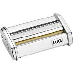 Accessorio para la máquina de pasta Laica PM2000 para hacer linguine y pappardelle Laica APM006 en metal plateado.