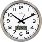 Acctim 74447 Meridian - Reloj de Pared, Color de Aluminio