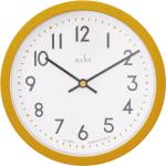 Relojes amarillos de plástico de pared de diseño Acctim 