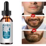 Aceite orgánico natural anticaída para barba para hombre 