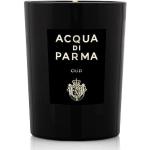 Velas aromáticas blancas de cuero de 200 cm con logo ACQUA DI PARMA Oud 