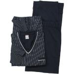 Pantalones azul marino de algodón Oeko-tex con pijama tallas grandes con rayas Adamo talla 7XL para hombre 