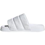 Zapatillas blancas de piscina rebajadas de verano adidas Adilette talla 43 para mujer 