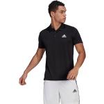 Camisetas deportivas negras rebajadas manga corta adidas Aeroready talla S para hombre 