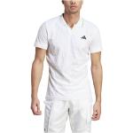 Camisetas deportivas blancas de poliester rebajadas vintage adidas Aeroready asimétrico talla M de materiales sostenibles para hombre 