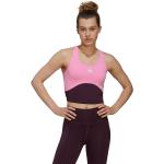 Camisetas deportivas rosas de poliester rebajadas sin mangas con cuello redondo adidas Aeroready talla L de materiales sostenibles para mujer 