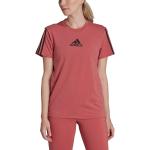 Camisetas deportivas rojas de poliester rebajadas de punto adidas Aeroready talla S de materiales sostenibles para mujer 
