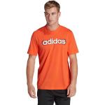 Camisetas deportivas naranja de poliester rebajadas con logo adidas Aeroready talla L de materiales sostenibles para hombre 
