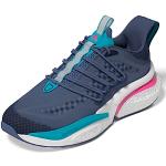 adidas Alphaboost V1, Shoes-Low Mujer, Crew Blue/Lucid Pink/Lucid Cyan, 37 1/3 EU