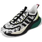 adidas Alphabounce +, Shoes-Low Hombre, FTWR White/Core Black/Collegiate Green, 46 2/3 EU