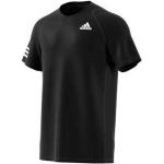 Camisetas negras de poliester de tenis rebajadas con rayas adidas talla S para hombre 