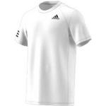 Camisetas blancas de poliester de tenis rebajadas con rayas adidas talla S para hombre 
