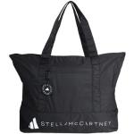 Bolsos de asas largas negros de poliester con logo adidas Adidas by Stella McCartney de materiales sostenibles para mujer 