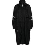 Abrigos negros de poliester con capucha  rebajados impermeables adidas Adidas by Stella McCartney talla S de materiales sostenibles para mujer 