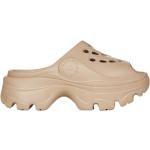 Sandalias planas beige de goma rebajadas informales con logo adidas Adidas by Stella McCartney talla 39 para mujer 