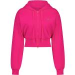 Sudaderas rosas de algodón con capucha y cremallera adidas Adidas by Stella McCartney talla XS para mujer 