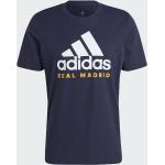 Equipaciones Real Madrid azul marino Real Madrid con cuello redondo de punto adidas 