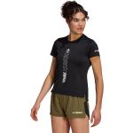 Shorts negros de poliester de running rebajados con cuello redondo transpirables de punto adidas talla L de materiales sostenibles para mujer 