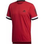 Camisetas rojas de poliester de tenis rebajadas con cuello redondo adidas talla XS de materiales sostenibles para hombre 