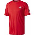 Camisetas rojas de poliester de tenis rebajadas con cuello redondo adidas talla S para hombre 