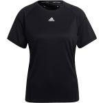 Camisetas deportivas negras de poliester rebajadas adidas HEAT.RDY talla S de materiales sostenibles para mujer 