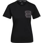 Camisetas deportivas negras de algodón rebajadas con cuello redondo de punto adidas talla XS de materiales sostenibles para mujer 