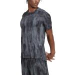 Camisetas deportivas grises de poliester rebajadas con cuello redondo adidas talla M de materiales sostenibles para hombre 