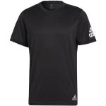 Camisetas deportivas negras tallas grandes con cuello redondo transpirables adidas Run It talla XXL para hombre 