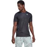 Camisetas grises de poliester de tenis rebajadas adidas talla S de materiales sostenibles para hombre 