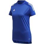 adidas Condivo 20 Training Jersey Camiseta Entrenamiento, Mujer, Team Royal Blue/White, M
