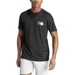 Camisetas deportivas negras de poliester rebajadas adidas Sport talla L de materiales sostenibles para hombre 
