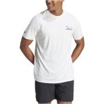 Camisetas deportivas blancas de poliester rebajadas adidas Sport talla L de materiales sostenibles para hombre 