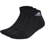 adidas Cushioned Sportswear 3 Pairs, Calcetines tobilleros Unisex adulto, Negro (Black/White), 40-42 EU