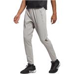 Pantalones ajustados grises de poliester rebajados adidas talla L de materiales sostenibles para hombre 