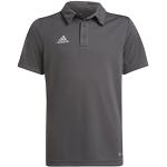 adidas Entrada 22 Polo Shirt Camiseta, Team Grey Four, 7-8 años Unisex niños