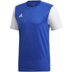 Camisetas azules de deporte infantiles con logo adidas Blue para niño 