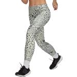Mallas blancas de poliester de running rebajadas leopardo adidas talla L de materiales sostenibles para mujer 
