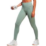 Leggings deportivos verdes de poliester rebajados adidas talla XS de materiales sostenibles para mujer 