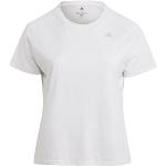 Camisetas blancas de manga corta tallas grandes adidas talla 4XL para mujer 