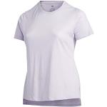 Camisetas deportivas de poliester tallas grandes manga corta con cuello redondo de punto adidas talla 4XL de materiales sostenibles para mujer 