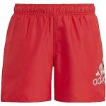 ADIDAS BOS CLX SL Swimsuit, Better Scarlet/White, 11-12 Years Boy's