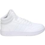 Adidas, High-Top Hoops 3.0 Sneakers White, Mujer, Talla: 39 1/3 EU